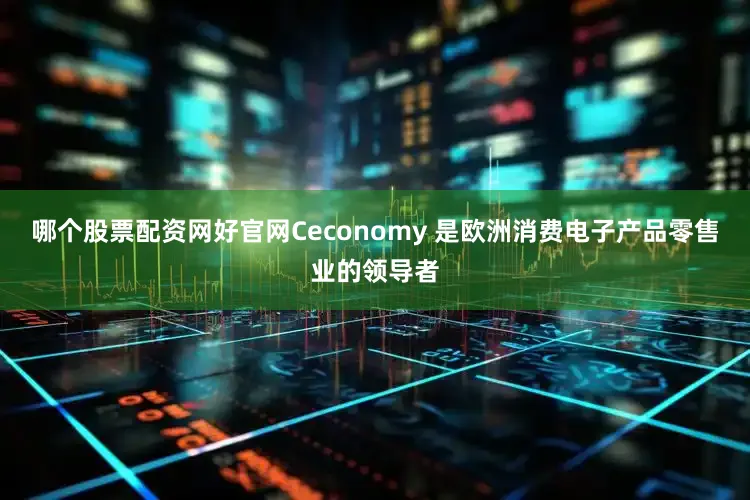 哪个股票配资网好官网Ceconomy 是欧洲消费电子产品零售业的领导者